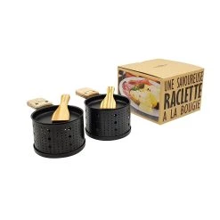 Cookut Appareil à Raclette Noir à La Bougie Pour 2