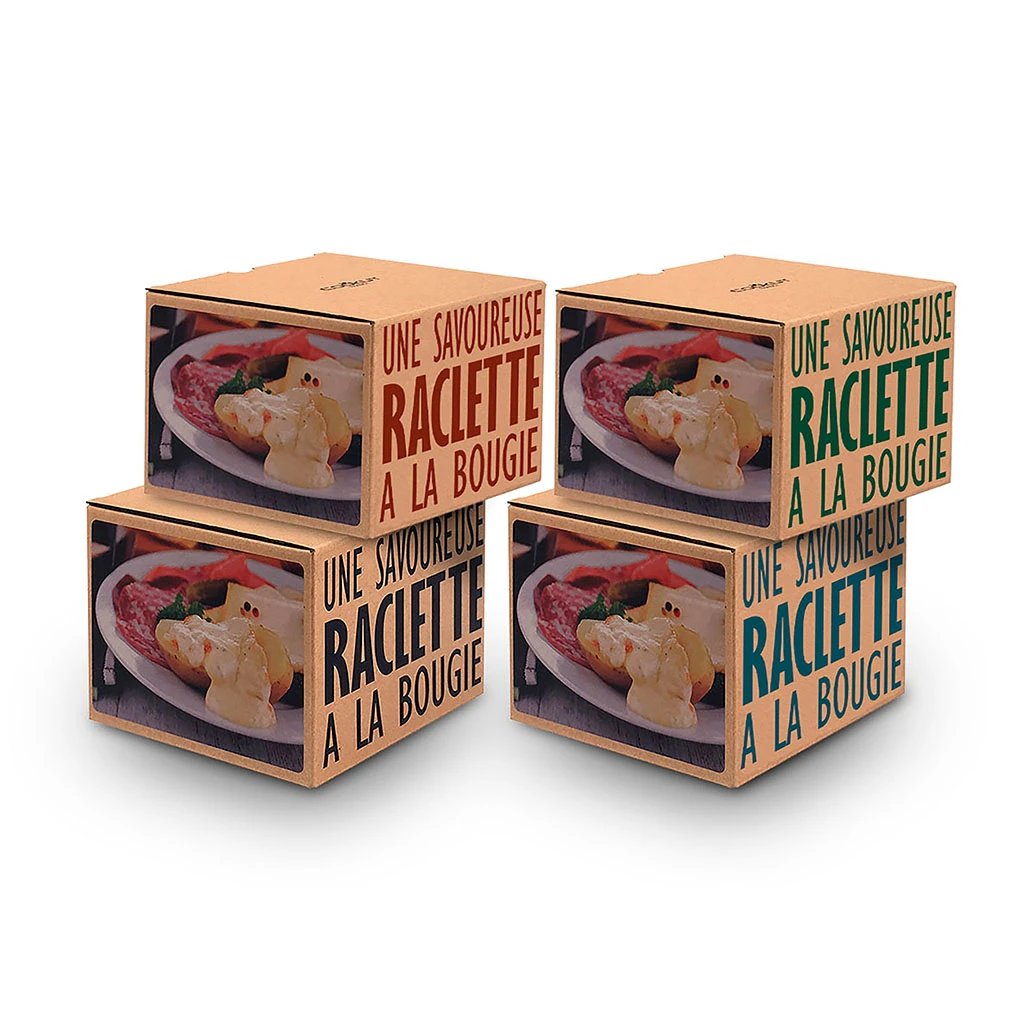 Cookut Appareil à Raclette Bleu à La Bougie Pour 2 – Image 3