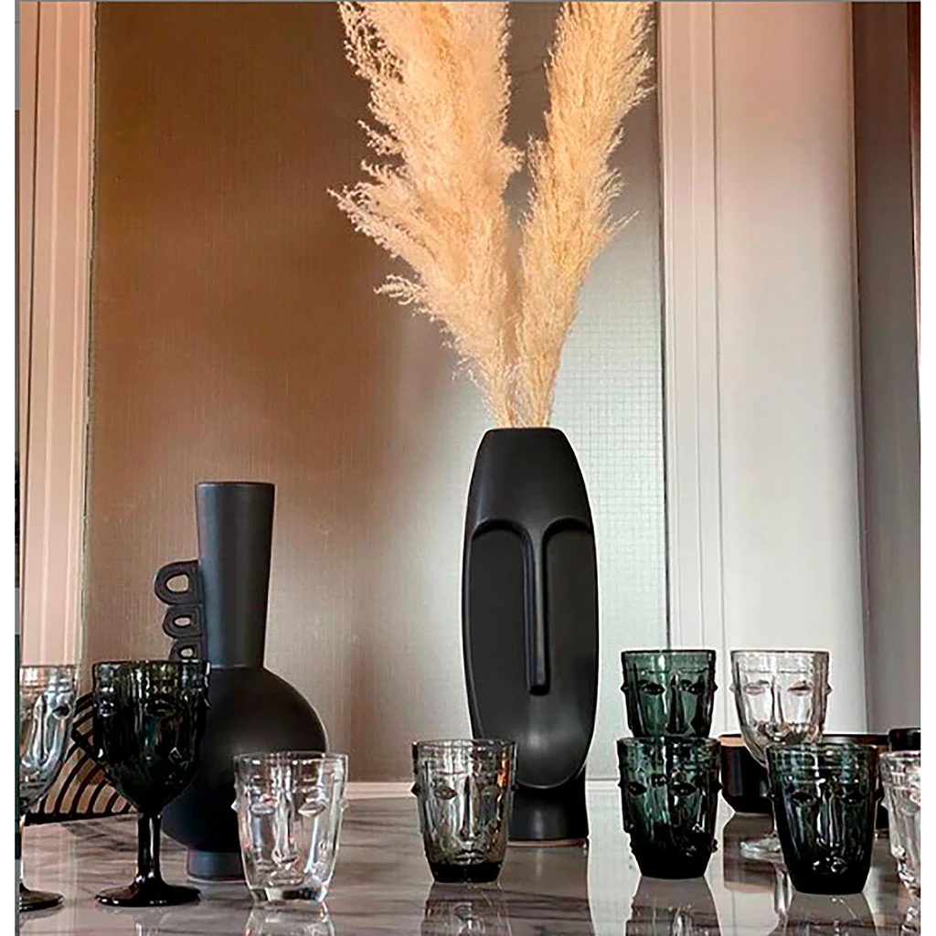 Opjet Gobelet Visage Gris D8x10cm – Image 2