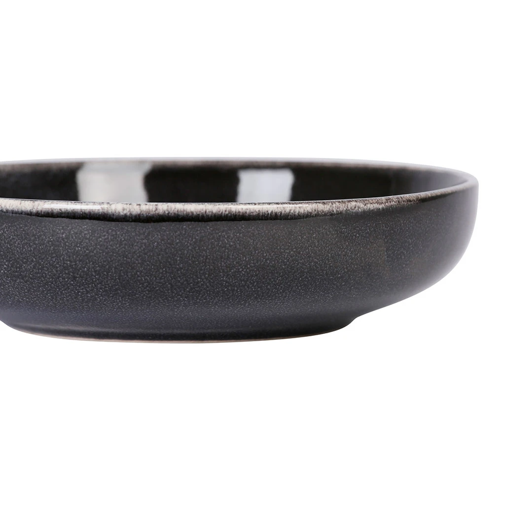 Sibo Homeconcept Assiette Creuse En Grès Brun Foncé D19cm - Nori – Image 5