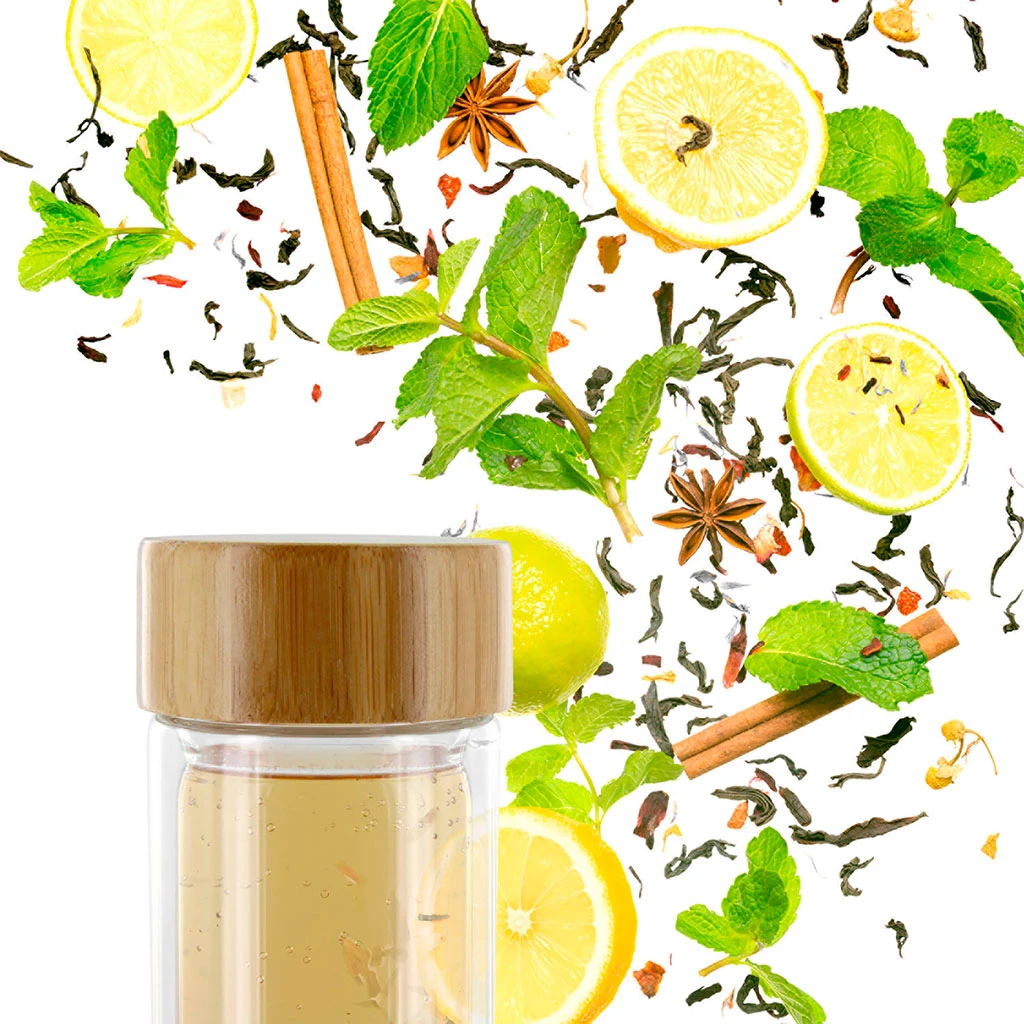 Cook Concept Infuseur En Verre Double Paroi Avec Bouchon Bambou – Image 3