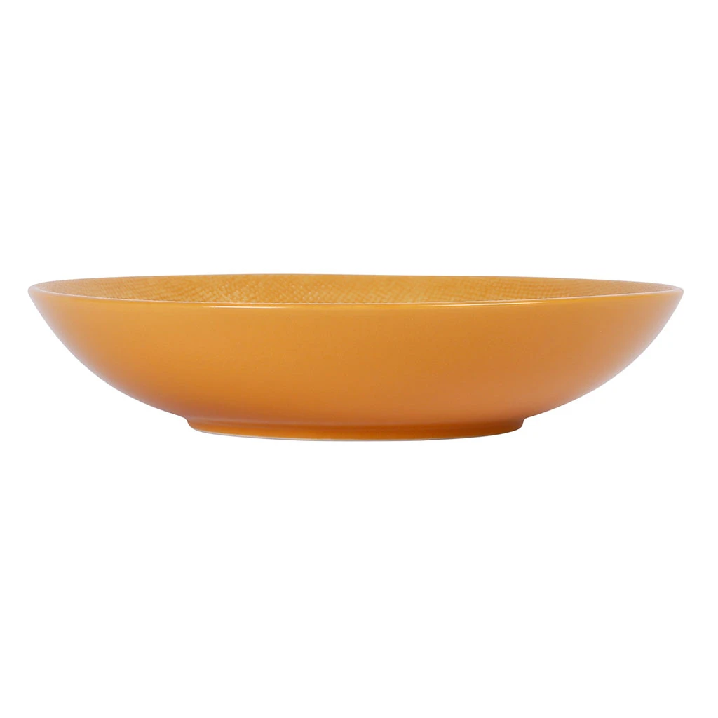Table Passion Assiette Calotte En Gres Safran D25cm - Vesuvio