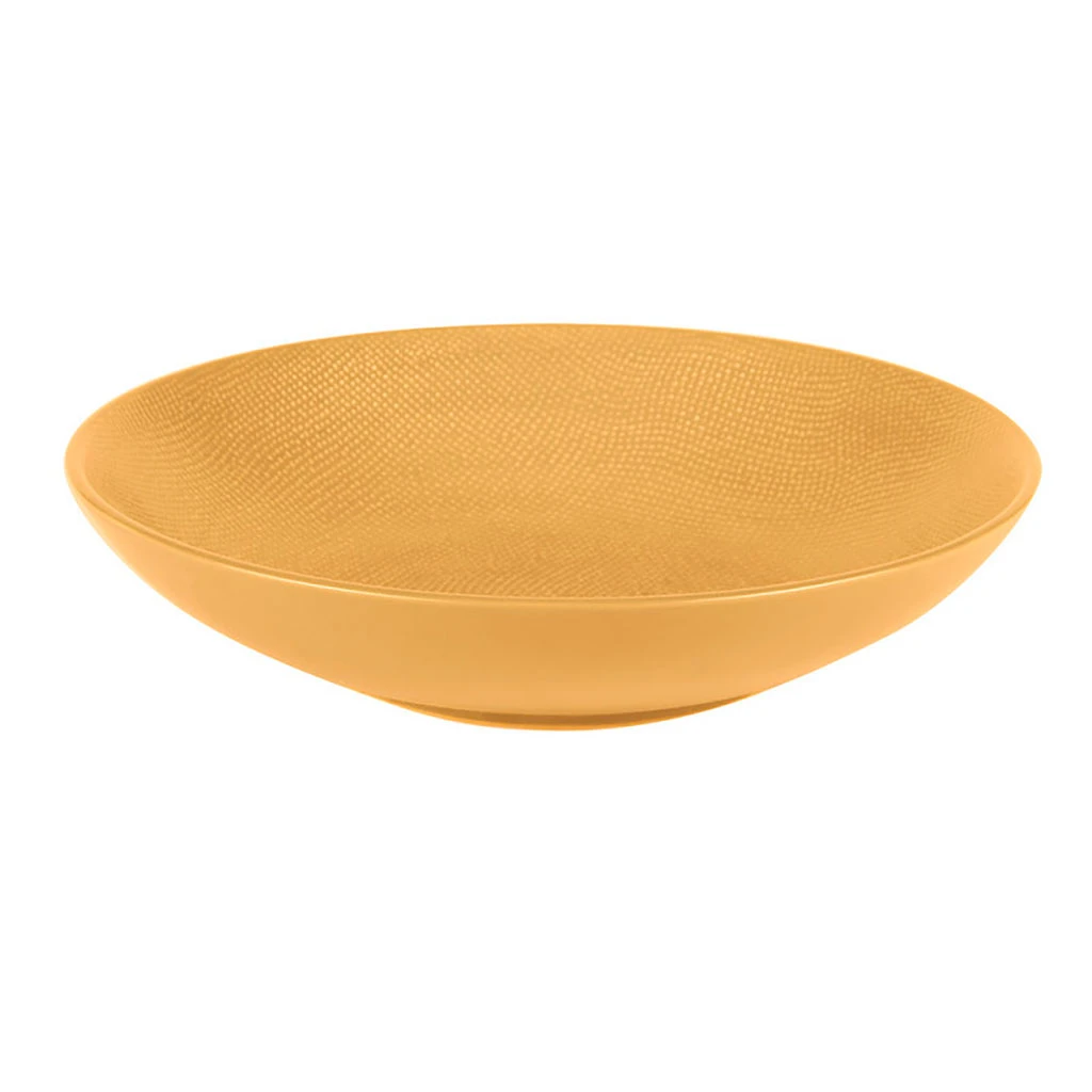 Table Passion Assiette Calotte En Gres Safran D25cm - Vesuvio – Image 2