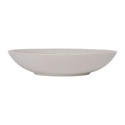 Table Passion Assiette Calotte En Gres Blanc D25cm - Vesuvio