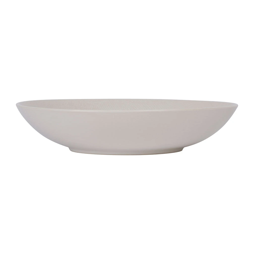Table Passion Assiette Calotte En Gres Blanc D25cm - Vesuvio