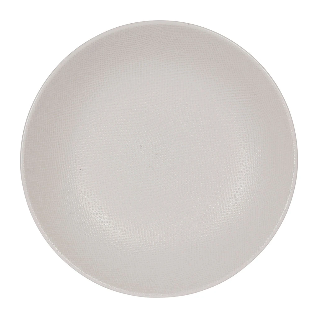 Table Passion Assiette Calotte En Gres Blanc D25cm - Vesuvio – Image 3