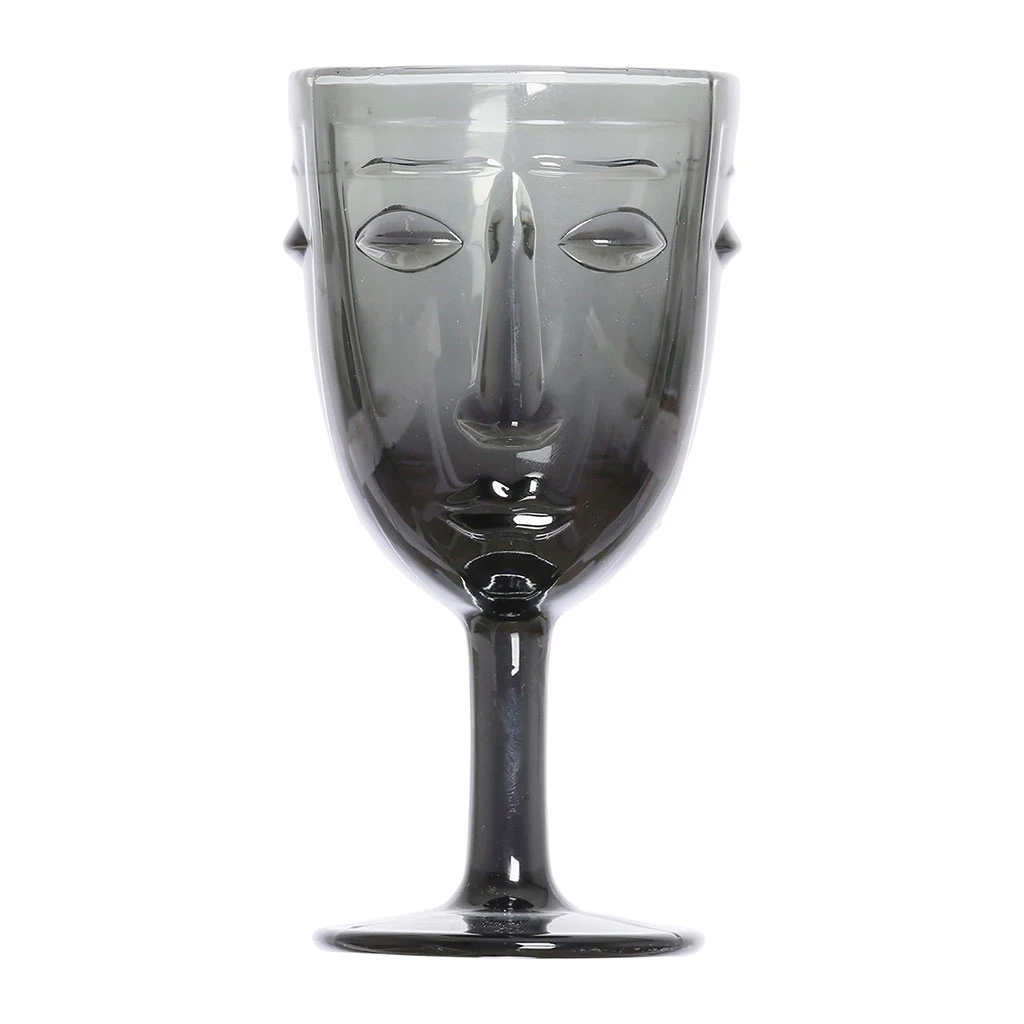Opjet Verre à Pied Visage Noir