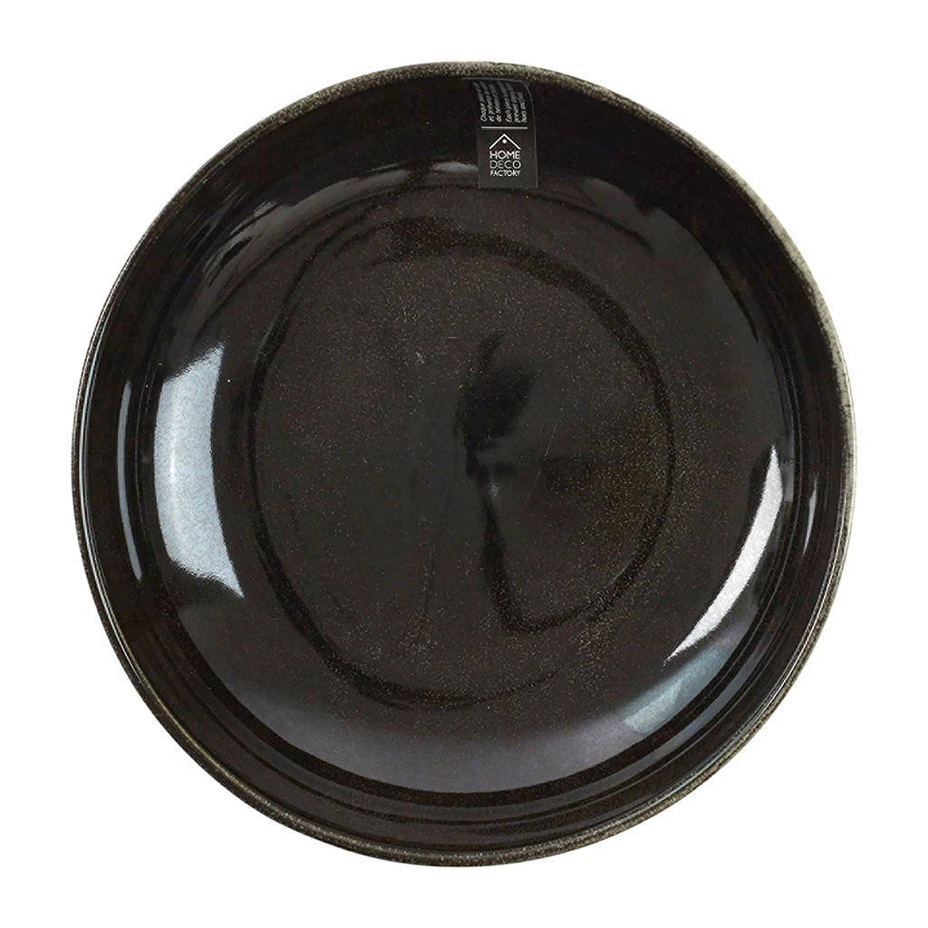 Home Déco Factory Coupelle En Grès Noir 70cl