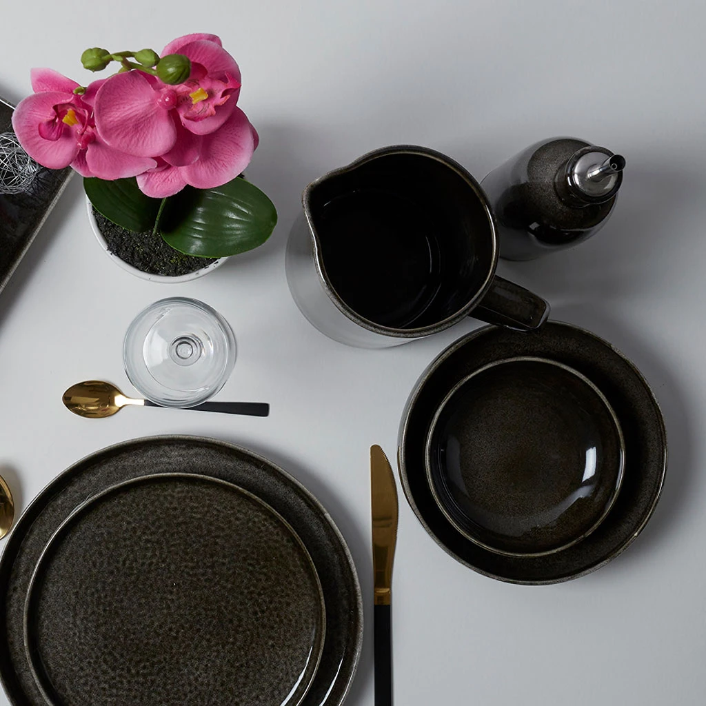 Home Déco Factory Coupelle En Grès Noir 70cl – Image 3