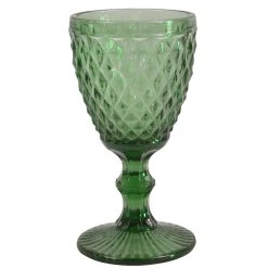 Sibo Homeconcept Verre A Pied Diamond 34cl Vert