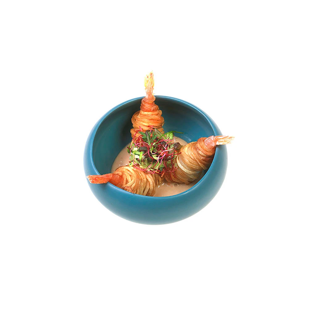 Sibo Homeconcept Coupelle En Grès Bleu Mat Et Brillant D12cm - Oslo – Image 2