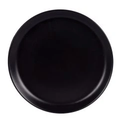 BASTIDE Assiette Plate En Grès Noir D25cm - Itya