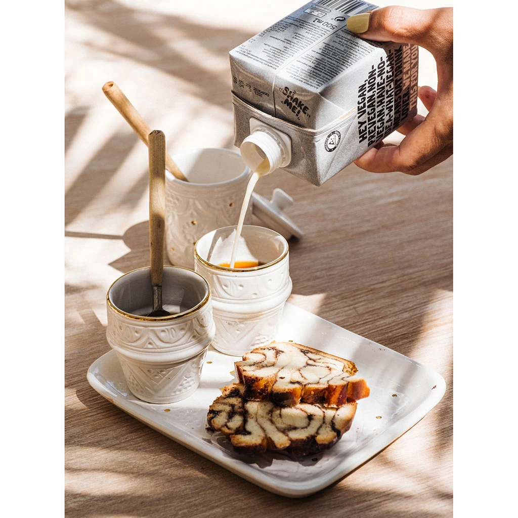 Chabi Chic Tasse Blanche, Liseré Doré D7.5xh7cm - Beldi Empreinte – Image 3