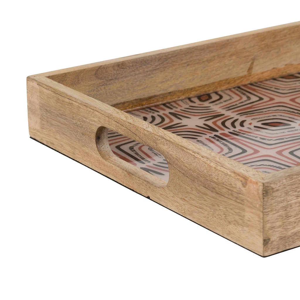 SEMA DESIGN Plateau Caffes Gris En Manguier – Image 4