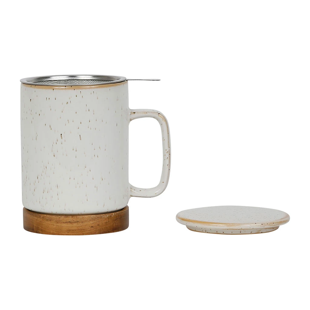 SEMA DESIGN Tisanière En Grès Avec Filtre Blanc - Nordika – Image 2