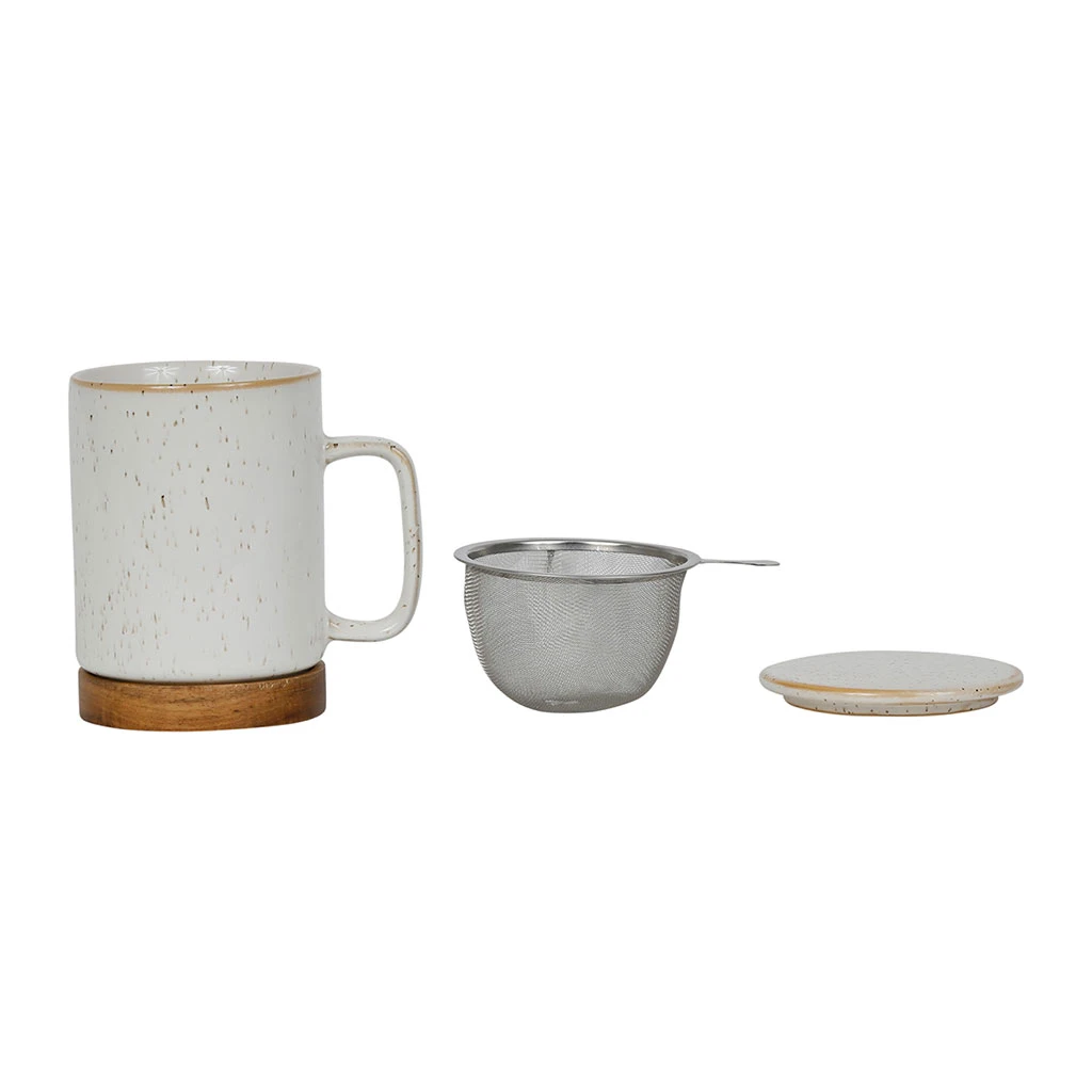 SEMA DESIGN Tisanière En Grès Avec Filtre Blanc - Nordika – Image 3