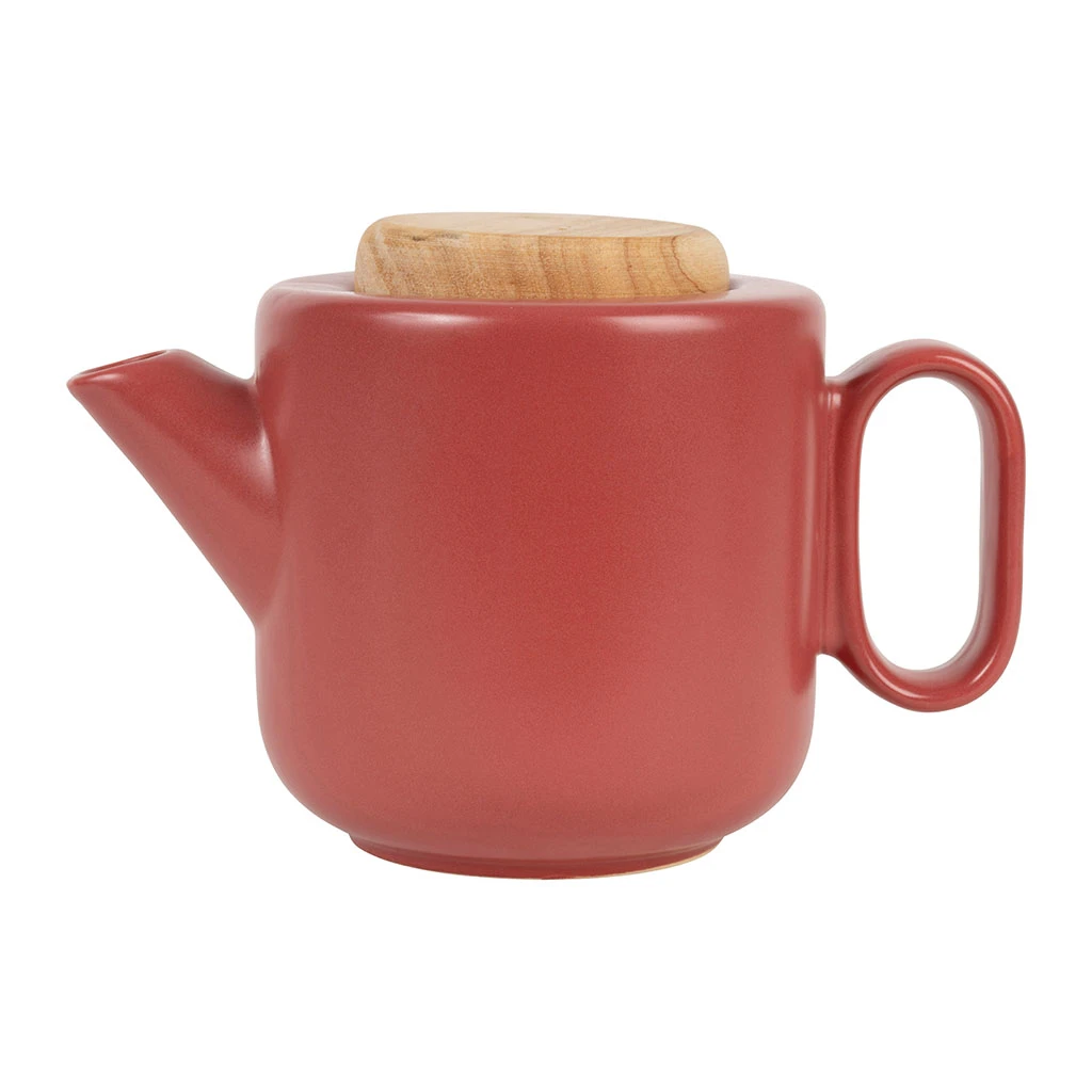 SEMA DESIGN Théière En Grès Rouge Mat Avec Filtre - Baltika