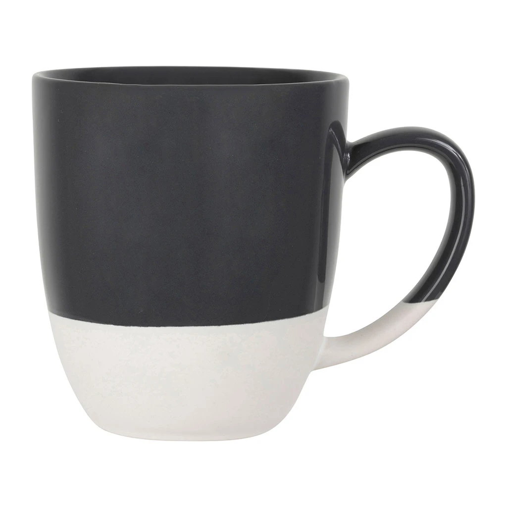 SEMA DESIGN Mug En Grès Blanc Et Gris - Blea