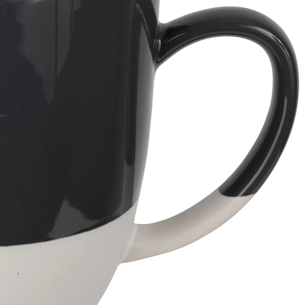 SEMA DESIGN Mug En Grès Blanc Et Gris - Blea – Image 3
