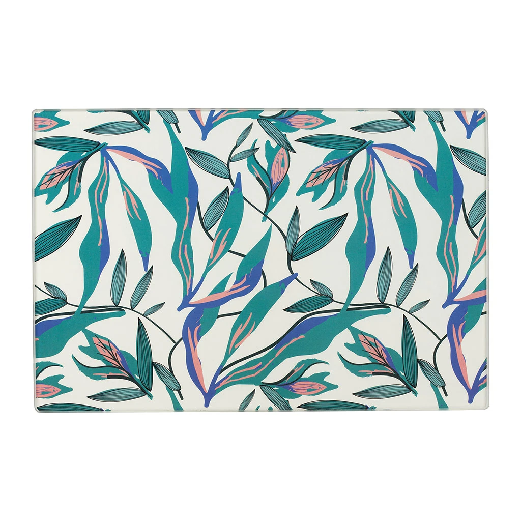 SEMA DESIGN Planche à Découper En Verre Blanc Et Vert - Pep's Pop