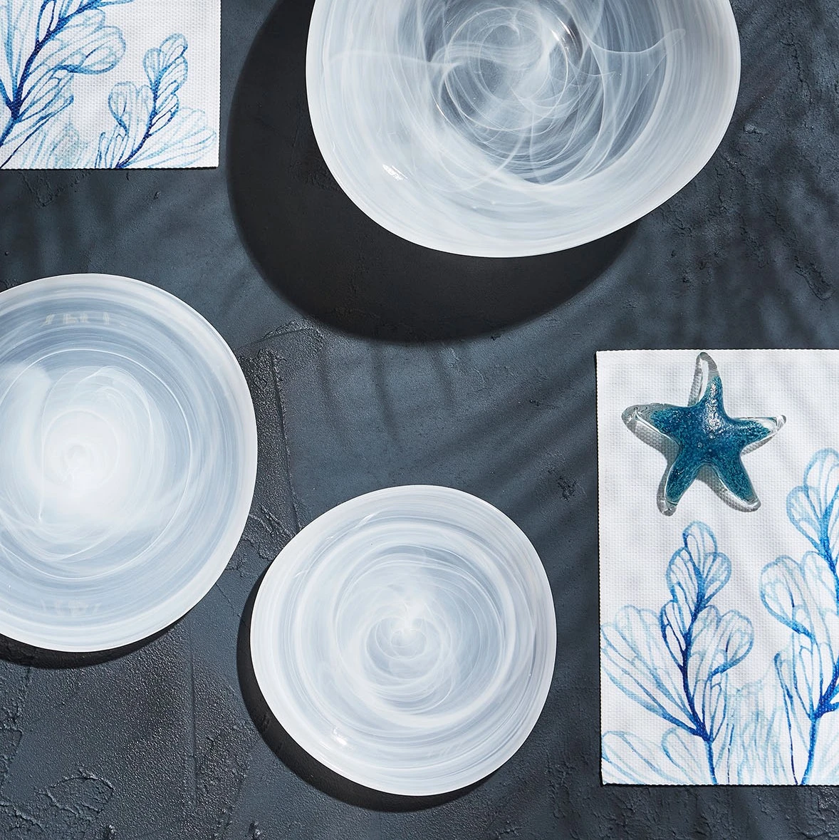 Côté Table Assiette Ă Dessert En Verreblanc D20.5cm - Arales – Image 3