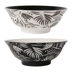 SEMA DESIGN Saladier (lot De 2) Bronze Noir Et Blanc D21H8
