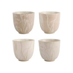 SEMA DESIGN Lot De 4 Gobelets En Grès Nude Mat - Terre Boheme