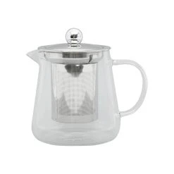 SEMA DESIGN Theiere En Verre Avec Filtre Blanc