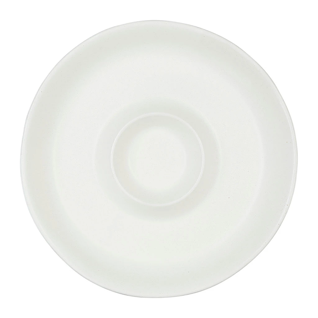 SEMA DESIGN Plat En Grès Blanc - Courba – Image 2