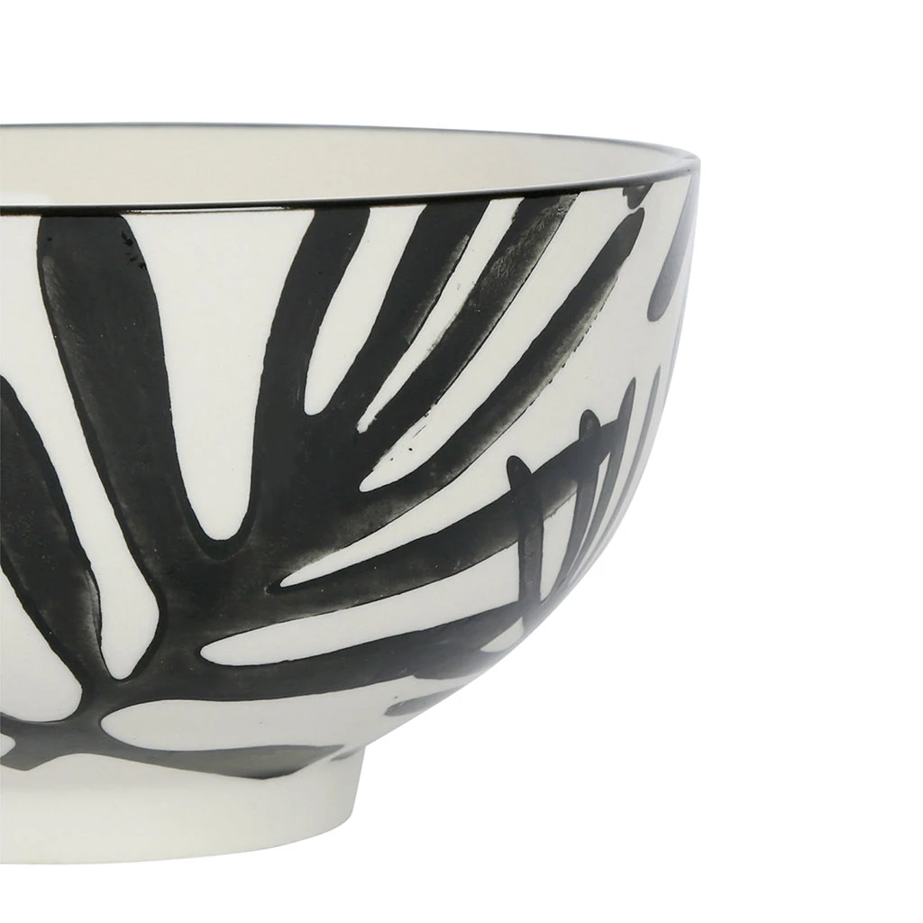 SEMA DESIGN Lot De 2 Bols En Grès Blanc Et Noir 65cl - Arty Folk – Image 2