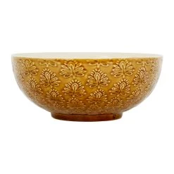 SEMA DESIGN Saladier En Grès Brun Et Beige - Golden