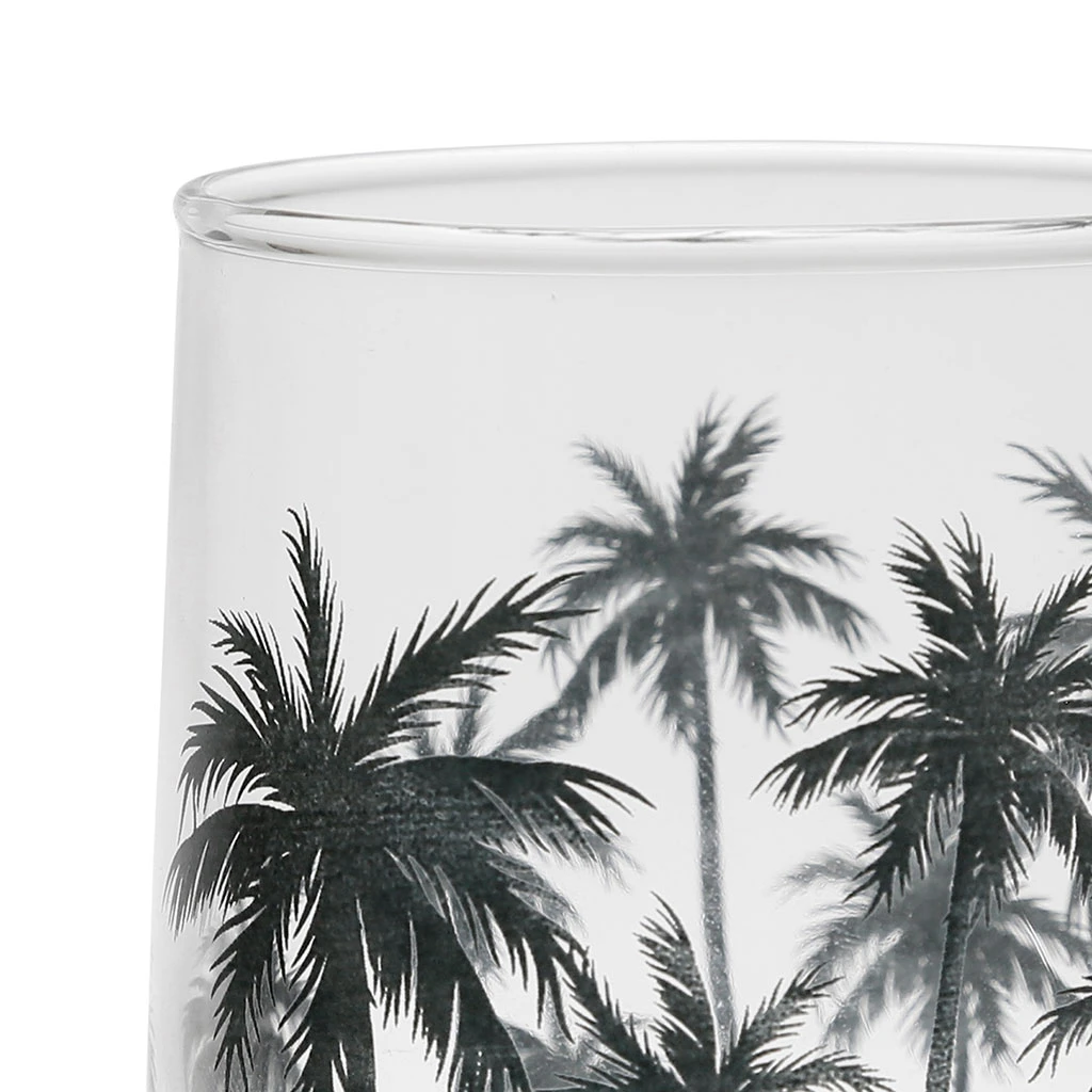 SEMA DESIGN Gobelet Palmier Noir 25cl En Verre - Palmea – Image 2