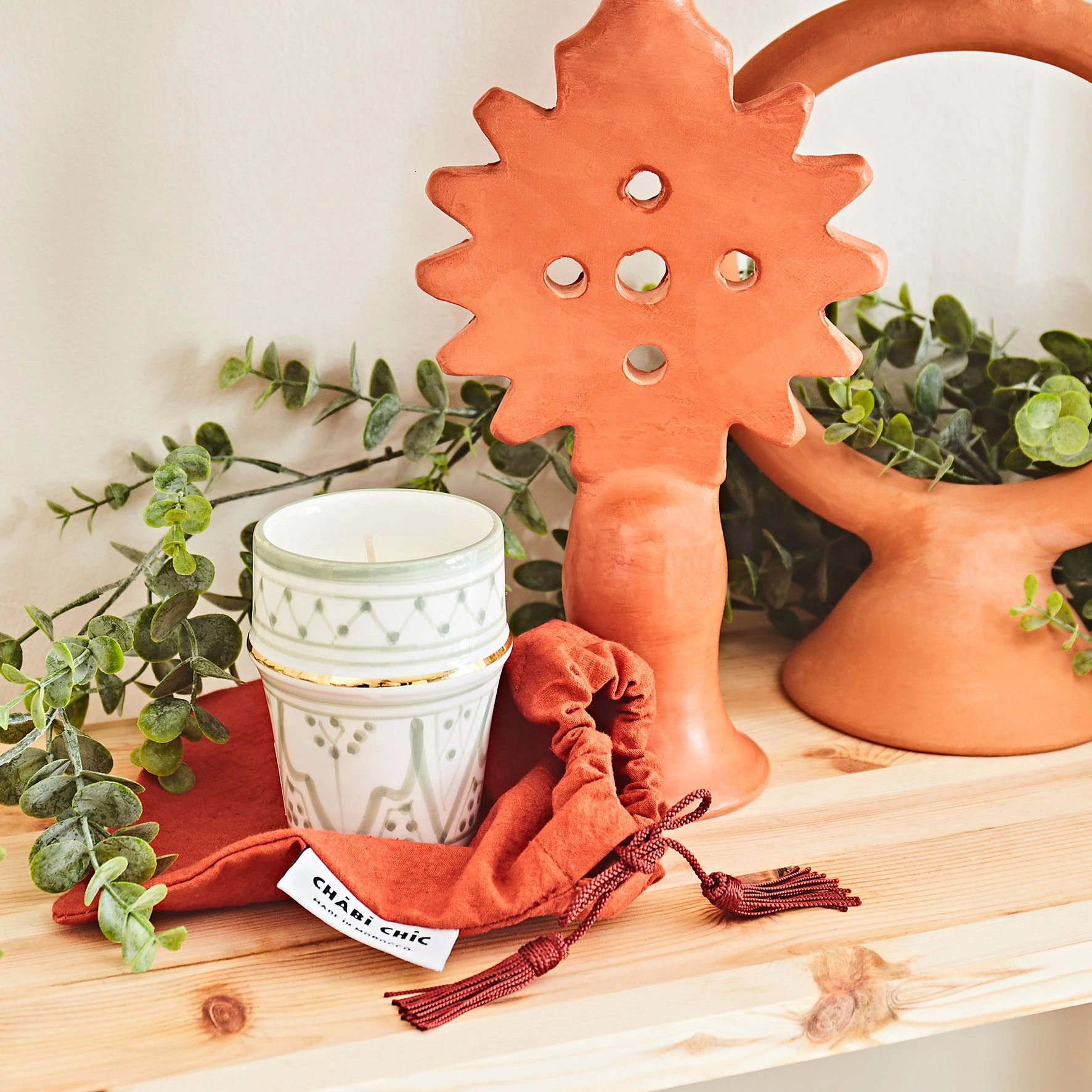 Chabi Chic Tasse Vert Amande Or H7cm - Zwak – Image 2